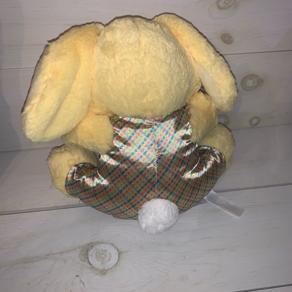 RARE NWOT Disney Lilo and Stitch 10” Plush Easter Bunny Rabbit Costume Yellow - Picture 11 of 14